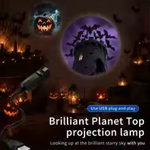 Proyector LED Halloween 6 Diseños