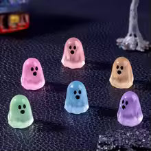 Fantasmas luminosos LED halloween (pack de 4)