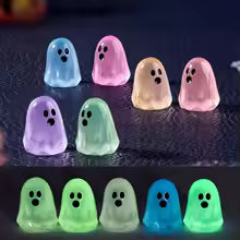 Fantasmas luminosos LED halloween (pack de 4)